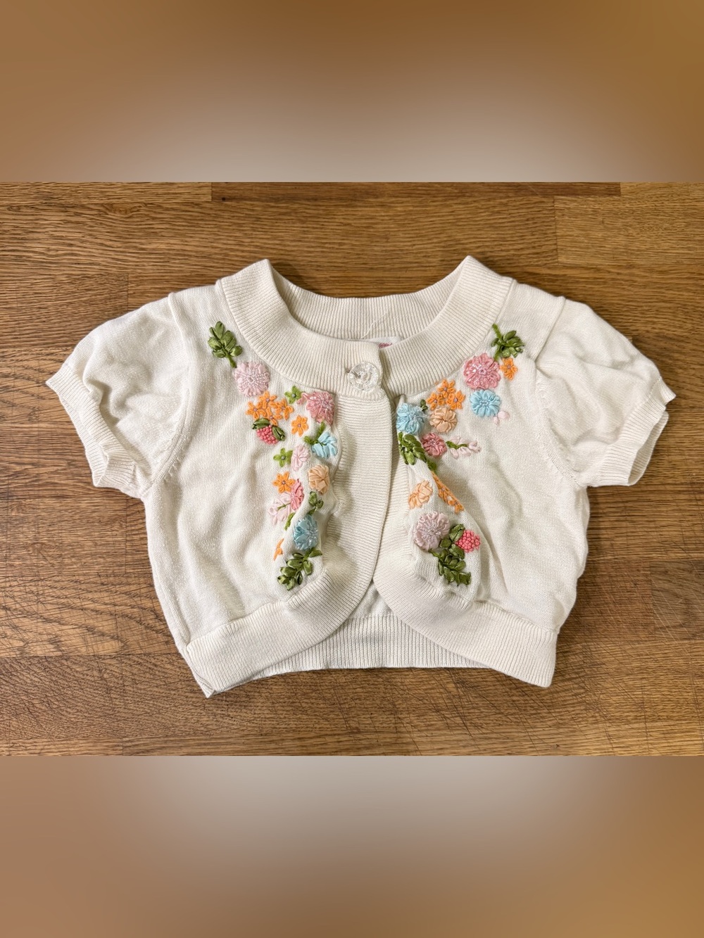 Mimi & Maggie Vintage-Style Cropped Bolero Cardigan